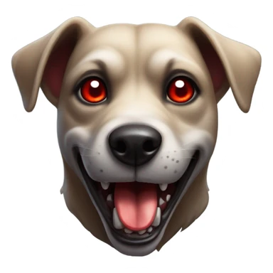 Vampire dog sticker
