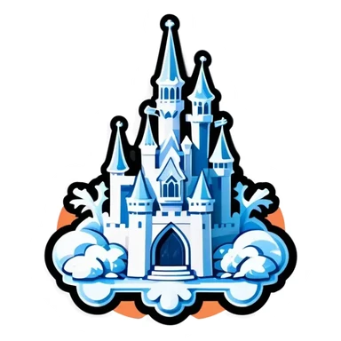 Eis Schloss Hotel sticker