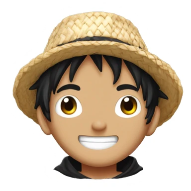 Josue Hasbun, vestido como Luffy de One Piece sticker
