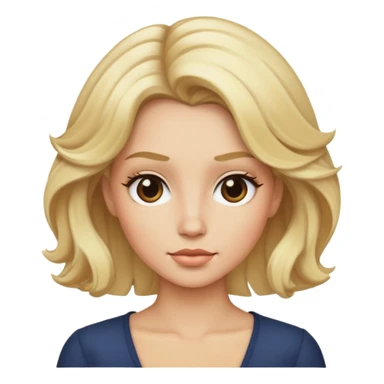 blow dry blonde  sticker