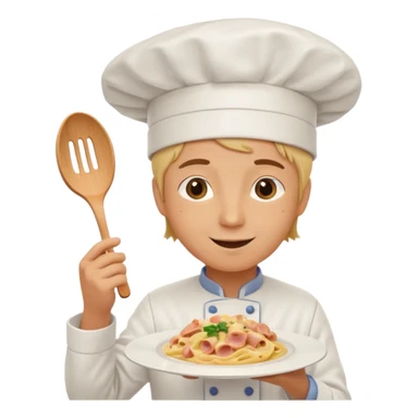 Bestie emoji were I kidnap but before that I make good carbonara in my besties kitchen sticker