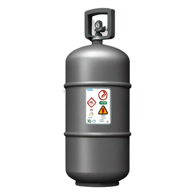 gas cylinder sticker