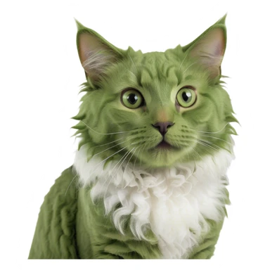 German curly-haired cat sticker