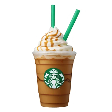 Starbucks caramel Frappuccino  sticker