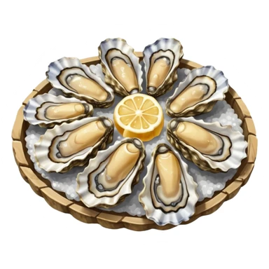 marine oysters sticker