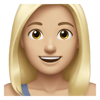 Real happy Brunette hair friend and a blonde hair friend  sticker