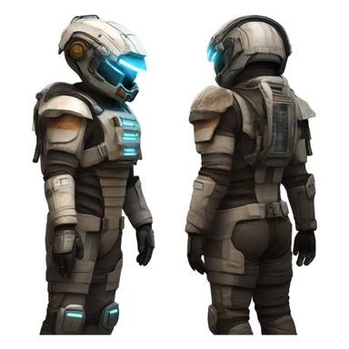 Isaac Clarke dead space suit front and back sticker