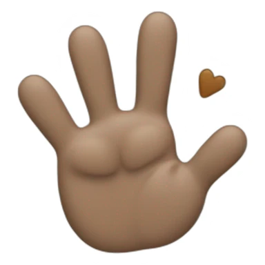 a paw doing high-five sticker