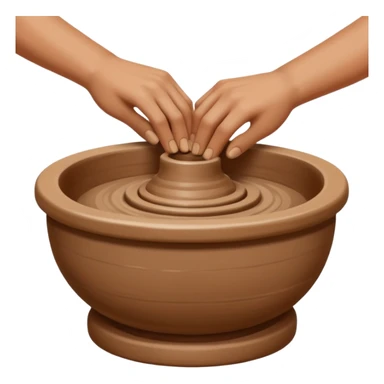 hands on pottery wheel sticker