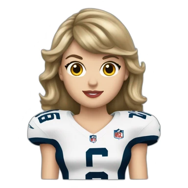 taylor swift nfl sticker