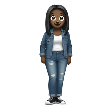 Panda with baggy jeans  sticker