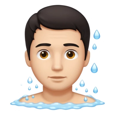 hair wash men  sticker