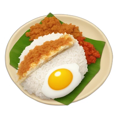 malaysian nasi lemak sticker