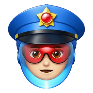 police light sticker