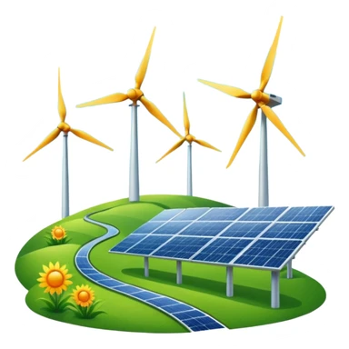 a clean energy project  sticker