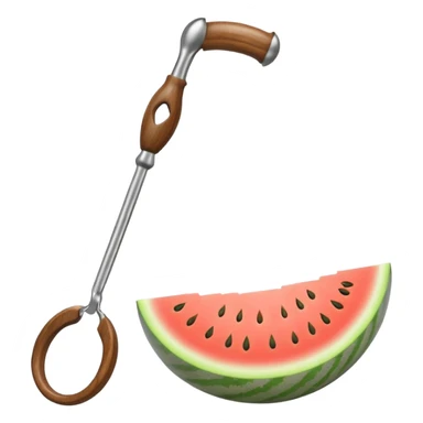 Melon baller sticker
