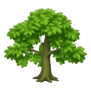 un buisson vert sticker