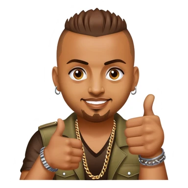 Sean Paul giving a thumbs up  sticker