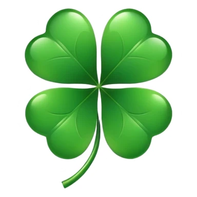 Trebol de 5 hojas de black clover sticker