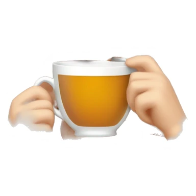 ginger girl drinking buble tea sticker