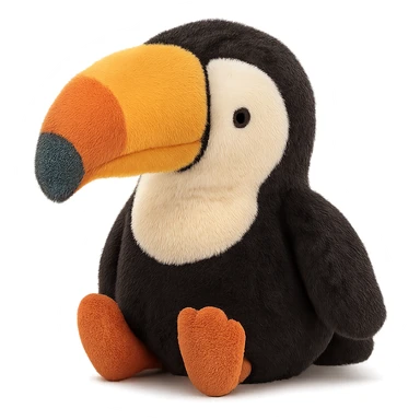 cute toucan jellycat plushie sticker