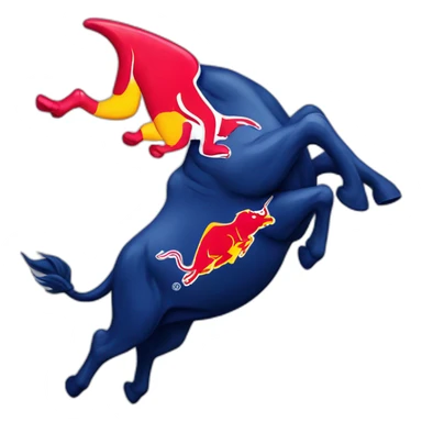 Red bull logo sticker