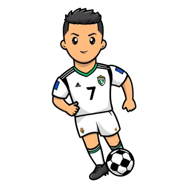 cristiano ronaldo soccer player sticker