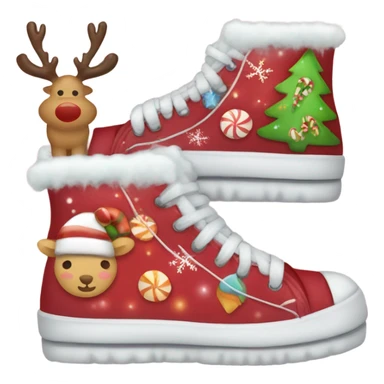 Cute Christmas shoes  sticker