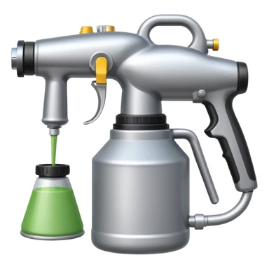 paint sprayer sticker