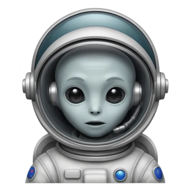 Alien astronut. sticker