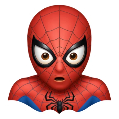 Spider-Man shocked  sticker