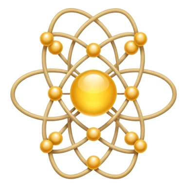 book of powerful yellow beige atom magical sticker