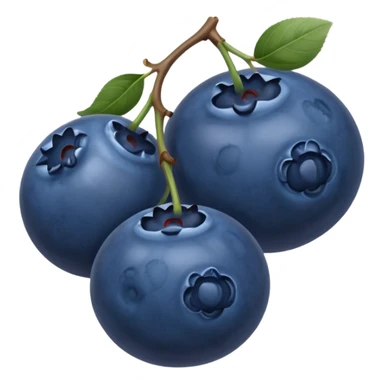 two blueberries sticker