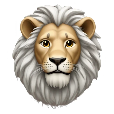 Lion with Ajax tenue sticker