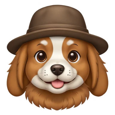 Hund mit Hut  sticker