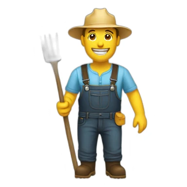 Farmer rave sticker