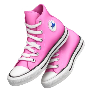 pink high top converse sticker