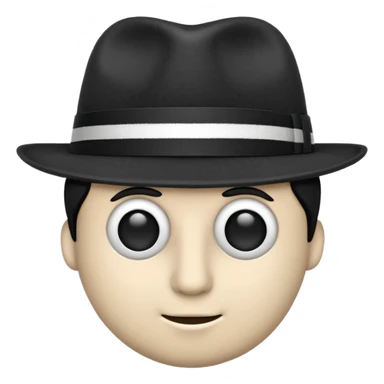 striped Fedora sticker