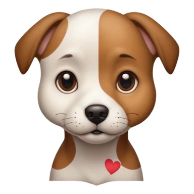 dog with tattoo sticker