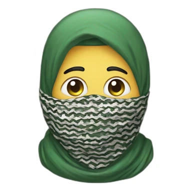 Palestinian keffiyeh sticker