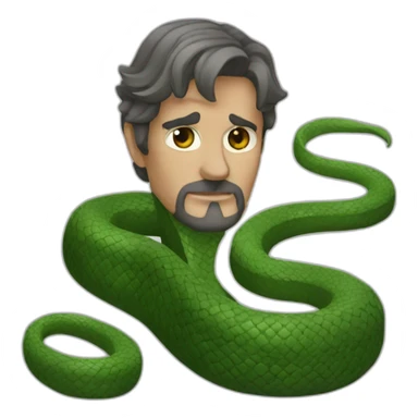 supervillain-snake sticker