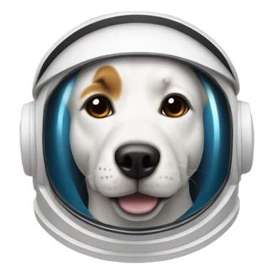 un perro astronauta sticker
