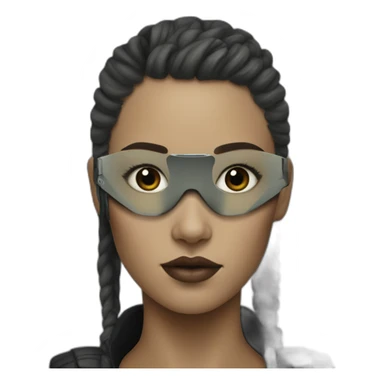 blade runner girl sticker