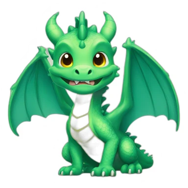 dragon cute shining sticker