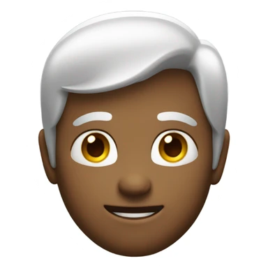 smirk with halo sticker