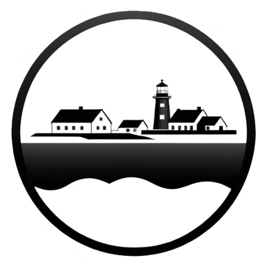 Sylt Inselumriss ohne hintergrund in schwarz weiß sticker