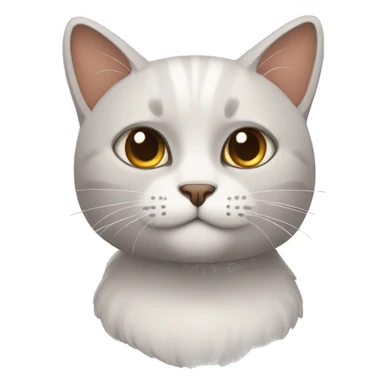 haz una gato con cara de enojado sticker