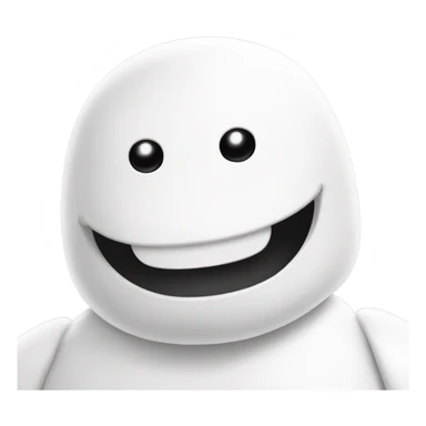 Baymax smile sticker