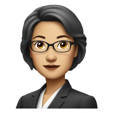 asian politician woman sticker