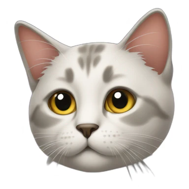 Cat with stars background sticker